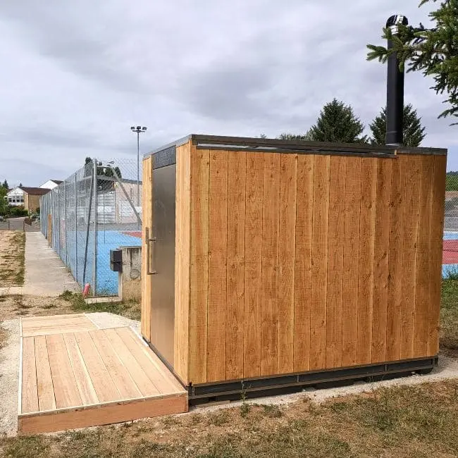 iCube toilettes sèches publiques connectées autonomes Made in France